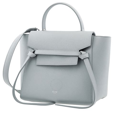 celine belt bag pearl blue|CELINE Grained Calfskin Micro Belt Bag Pearl Blue.